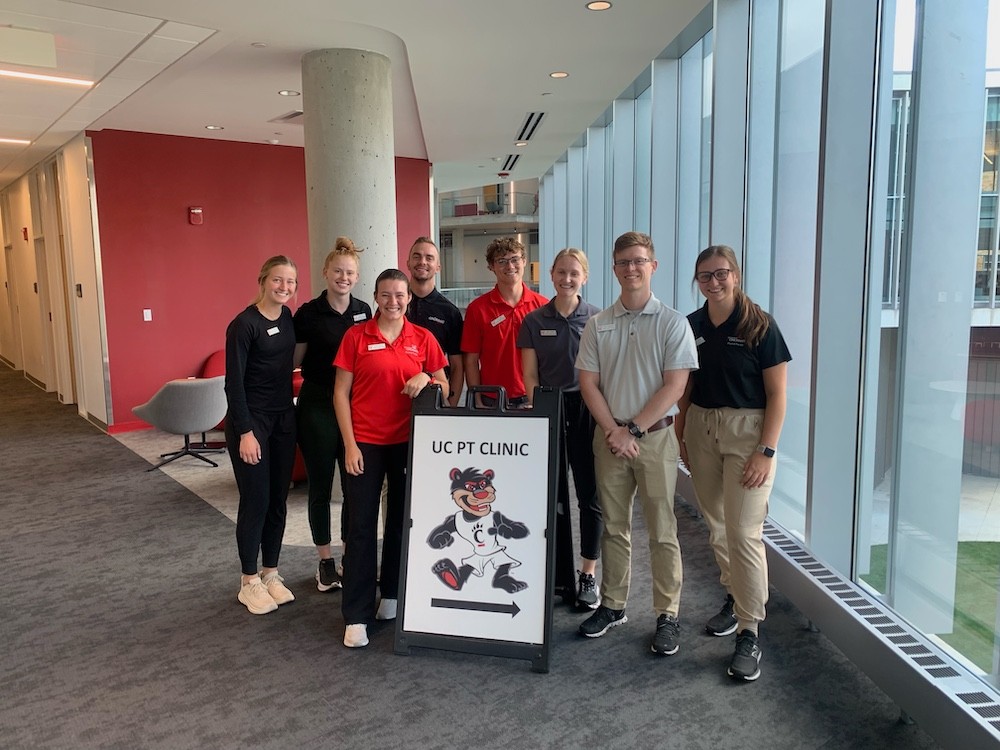 Physical Therapy Students at clinic 