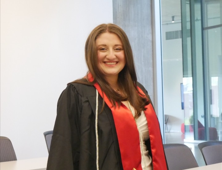 Hend Halabi, 4th year AMIT student.